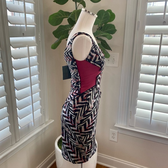 Zac Posen zig zag dress size 2 NWT - Picture 6 of 12